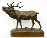 Untitled by Otto Jarl, Bronze Deer Sculpture, sold Mar 2022