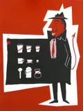 Untitled by Zack Bolotin, Serigraph, sold Jun 2022