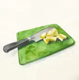 Untitled by Jes Bonin, Watercolor Painting, sold Jun 2022