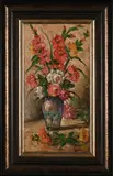 Still Life with Flowers by Adelio Zagni Zeelie, oil on board, sold Jul 2022