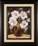 Still Life with Magnolias by June Tuckett, oil on canvas board, sold Jul 2022