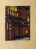 Untitled by Clifton Karhu, circa 1968, woodcut on paper, sold Jun 2023