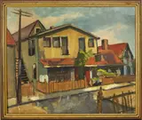 Untitled by Leon Kroll, oil painting on canvas board, sold Jun 2023
