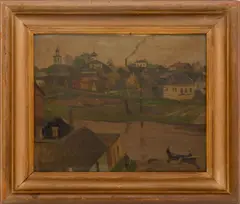 Untitled by Arnold Lakhovsky, oil painting on panel, sold Jun 2023
