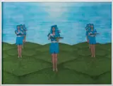 2007 by Margeaux Walter, photograph with figures that appear to move, sold Jun 2023