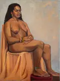 Untitled by Penny Purpura, oil painting on canvas, sold Jun 2023