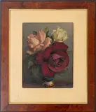 Untitled by Irene Klestova, oil painting on board or panel, sold Jul 2023