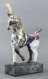 Untitled by Susan Rowland, bronze horse sculpture, sold Jul 2023
