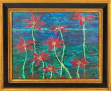 Untitled by Kayo Lennar, oil painting on canvas, sold Jul 2023