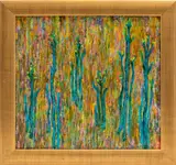 Untitled by Kayo Lennar, 2010, oil painting on canvas, sold Jul 2023