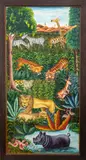 Untitled by Jean-Baptiste Celestin, oil painting on canvas, sold Jul 2023
