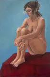 Untitled by Penny Purpura, oil painting on canvas, sold Jul 2023