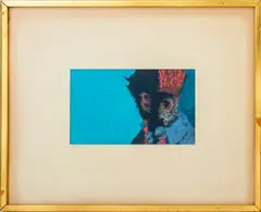 Untitled by Lou Fink, circa 1963, acrylic on paper, sold Jul 2023