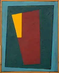 Untitled by Bruce Cunningham, oil painting on canvas, sold Jul 2023