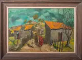 Untitled by S. Jackhowitz, oil painting on canvas, sold Jul 2023