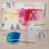 Untitled by William Cotton, oil painting on canvas, sold Jul 2023