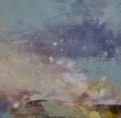 Distant Snow by Janette Phillips, print, offered Aug 2024