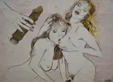 Untitled by Tom Dearden, mixed media, offered Aug 2024