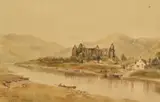 Tintern Abbey by Arthur Perigal, 1854, watercolour, offered Jul 2024
