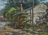 Malham by Barry Claughton, pastel, offered Jul 2024