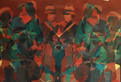 Screen print by Barry Herbert, 1971, print, offered Jul 2024