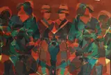 Screen print by Barry Herbert, 1971, print, offered Jul 2024