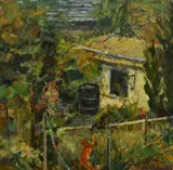 Joss's Garden by Rosetta Roberts, oil on canvas, offered Jul 2024