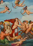 After Raphael by Graham Townsend, oil on board, offered Jul 2024