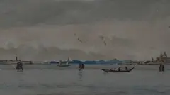Off Venice by Muirhead Bone Hrws, watercolour, offered Jun 2024