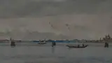 Off Venice by Muirhead Bone Hrws, watercolour, offered Jun 2024