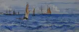 Off Beachy Head by Frederick Nash, watercolour, offered Jun 2024