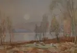 Watercolours by Tom Campbell, watercolor, offered Jun 2024