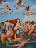 After Raphael by Graham Townsend, oil on board, offered Jun 2024