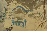 A winter landscape with by Alexander Mason Trotter, watercolour and gouache, offered Jun 2024