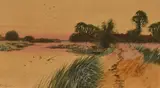Possibly Norfolk by Frederick Gordon Fraser, watercolour, offered Jun 2024