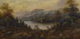 An idyllic by Albert Harris, oil on canvas, offered May 2024