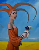 Un Grande Amore by Claudio Giulianelli, oil on canvas, offered May 2024