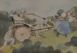 The Ascent by Arthur Hacker, watercolour, offered May 2024