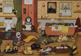 Tom's at the Tate' and 'Tis a Dog's Life by Linda Jane Smith, giclee, offered May 2024