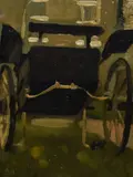 Cabriolet by Francis Dunbar Marshall-Malagola, oil on board, offered May 2024