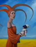 Un Grande Amore by Claudio Giulianelli, oil on canvas, offered Apr 2024