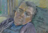 Golden Slumbers by Joan Unsworth, pastel, offered Apr 2024