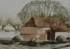 Barn at Headcorn by Michael Chaplin, print (other), offered Apr 2024