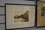 Trees at Otterton by Selma Lane, etching, offered Mar 2024