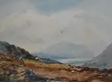 Untitled by B. Bland, watercolour, sold Mar 2024