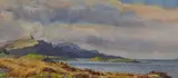 Tianavaig From Sconcer, Isle of Skye by Jill Aldersley, watercolour, sold Mar 2024