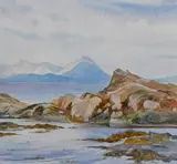 Untitled by Phoebe Barrow, watercolour, sold Mar 2024
