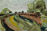 Untitled by William Edgar Mayer, oil on board, sold Feb 2024