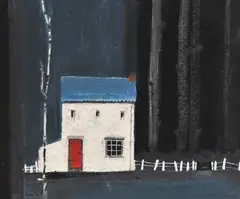 Untitled by William Edgar Mayer, oil on board, sold Feb 2024