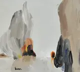 Landscape 1 by William Edgar Mayer, oil on board, sold Feb 2024